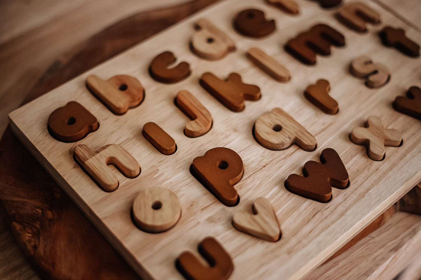 Natural Lowercase Letter Puzzle