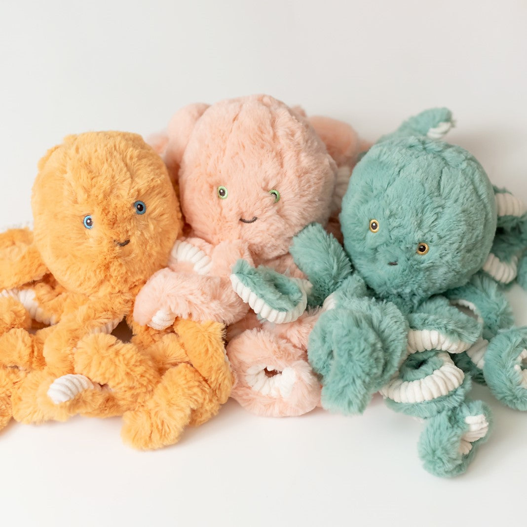 Little Reef Octopus Blue Soft Toy