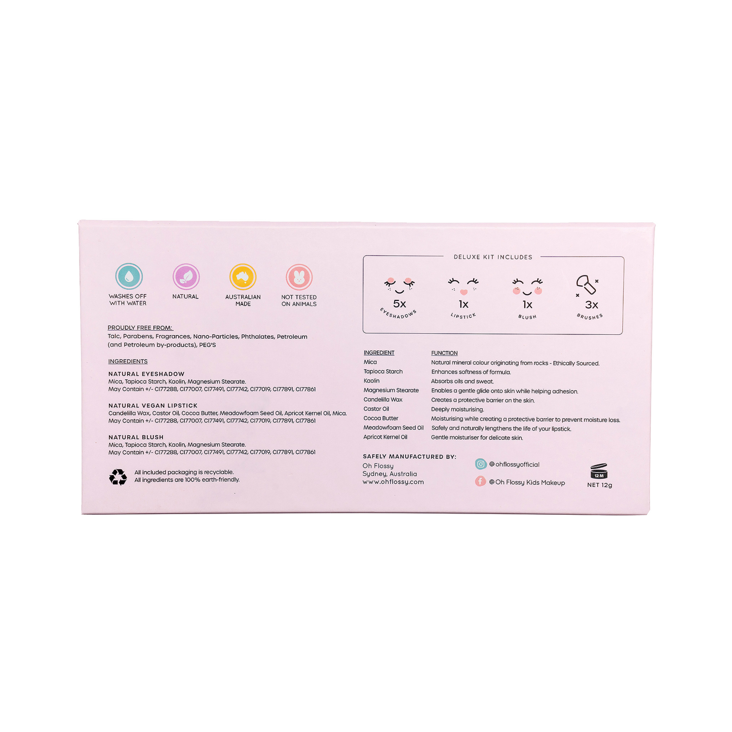 Oh Flossy Deluxe Makeup Set