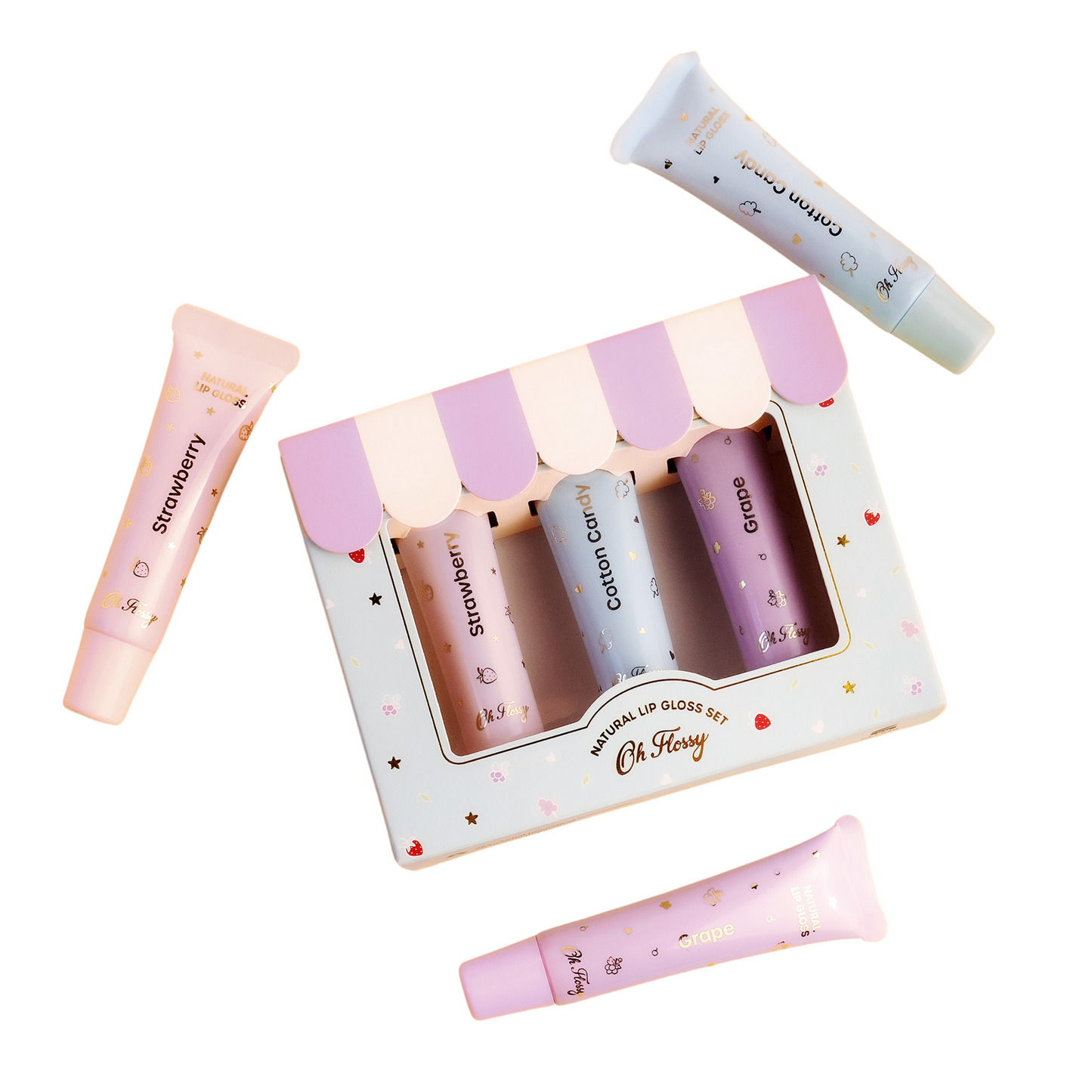 Oh Flossy Lip Gloss Set - 3 pk