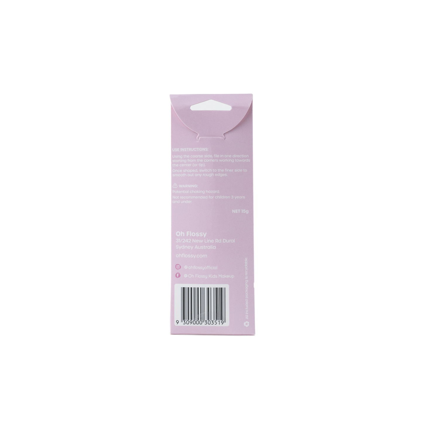 Oh Flossy Nail File Set - 2Pk