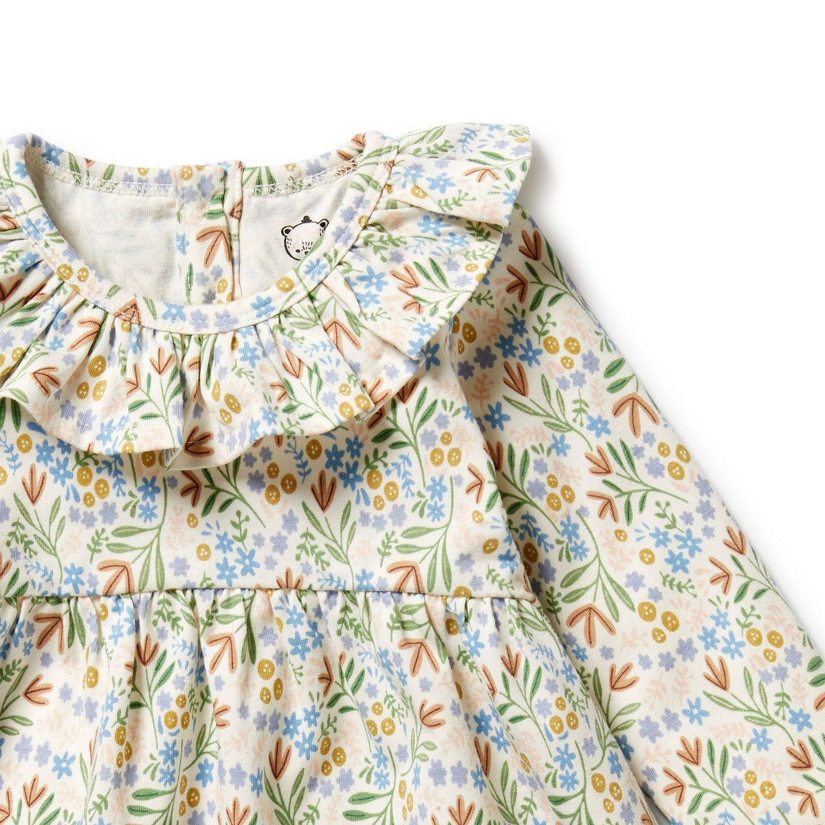 Ruffle Dress Organic Cotton - Tinker Floral