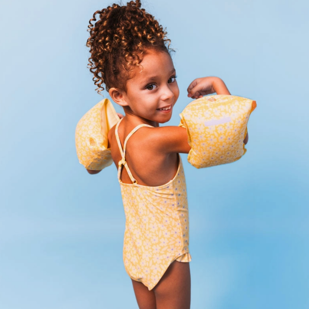 Inflatable Arm Bands - Florish Yellow