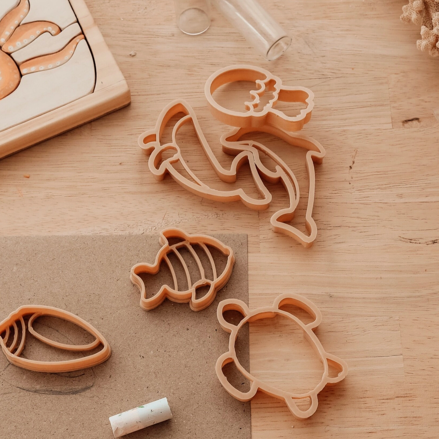 Under The Sea Cutter Set - Eco Playdough Tool