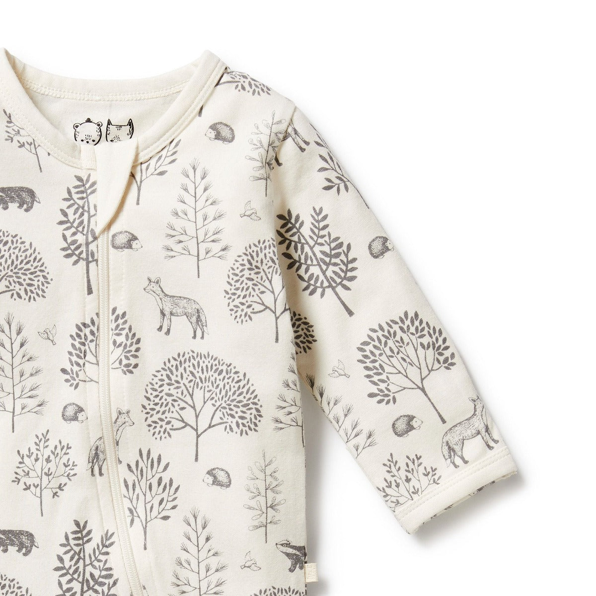 Zipsuit Organic Cotton - Woodland