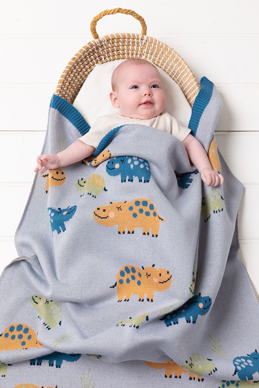 Baby Blanket - Henry Hippo