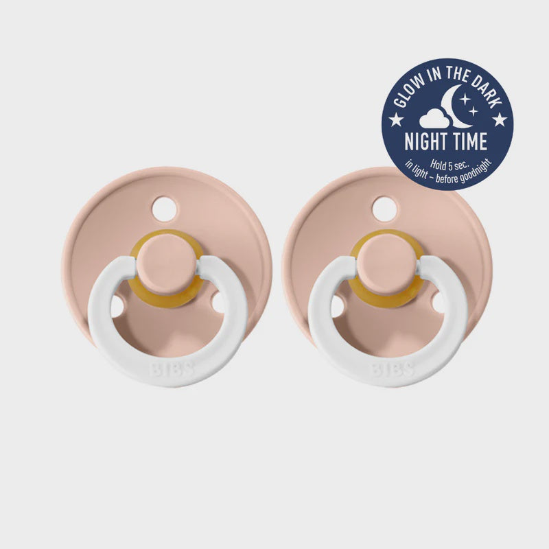 BiBs Dummies - 2Pk - Night Glow
