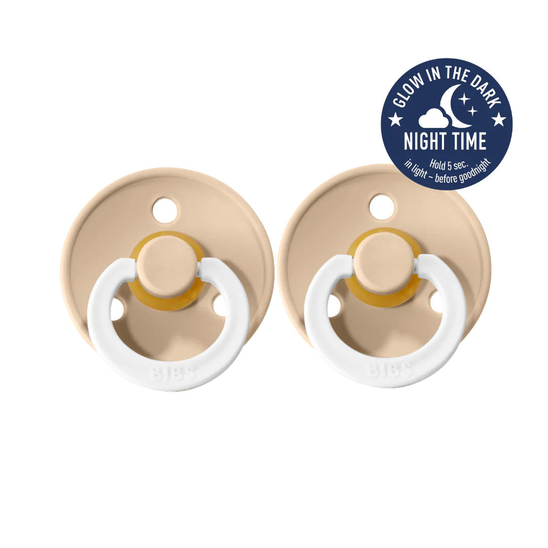 BiBs Dummies - 2Pk - Night Glow