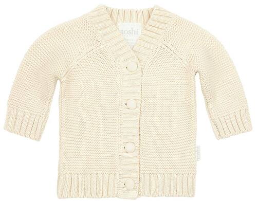 Cardigan Organic Cotton - Feather