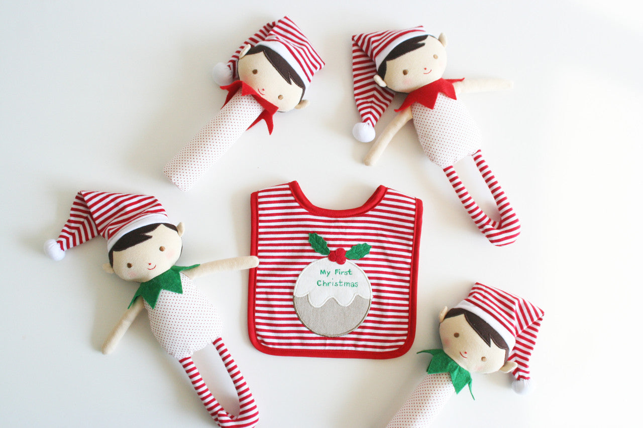 Rattle Doll - Elf Boy Green