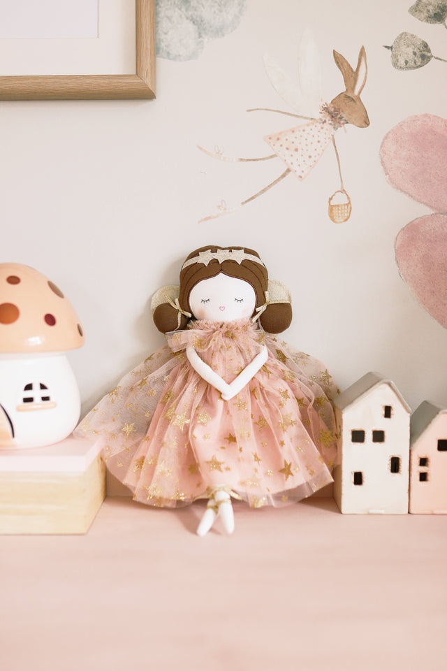 Celeste Fairy Doll -38cm Pink Gold Star