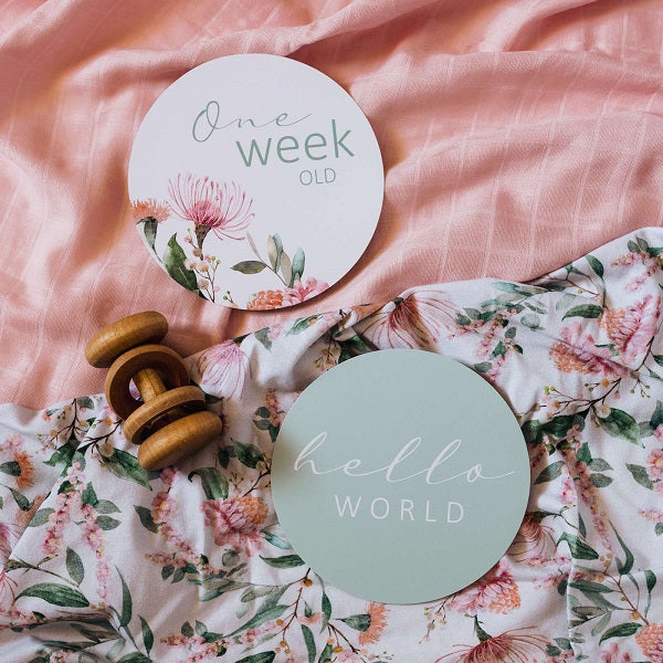Milestone Cards - Wattle & Sage