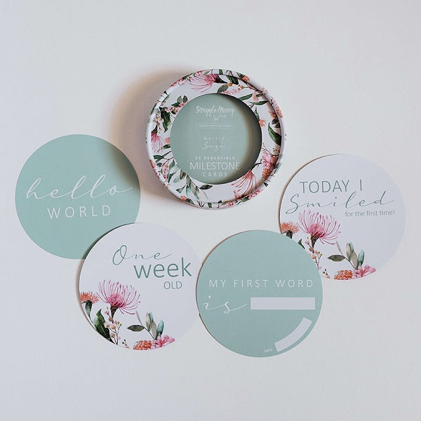 Milestone Cards - Wattle & Sage