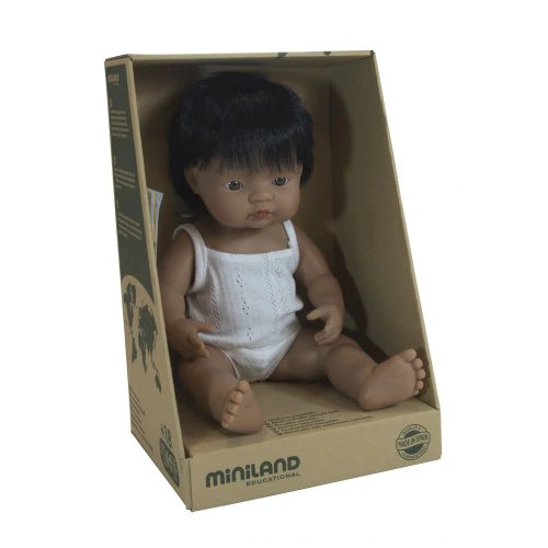 Miniland Doll - Hispanic Boy 38 cm
