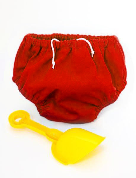Swim Nappy Red