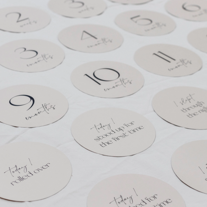Darling Baby Milestone Cards