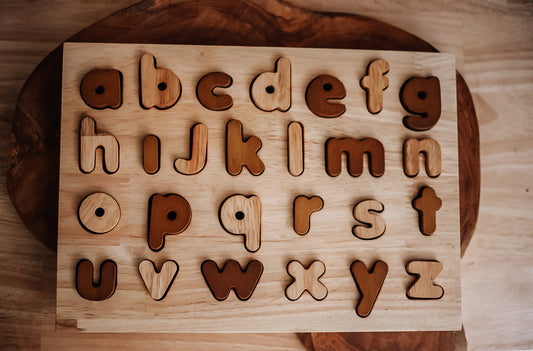 Natural Lowercase Letter Puzzle