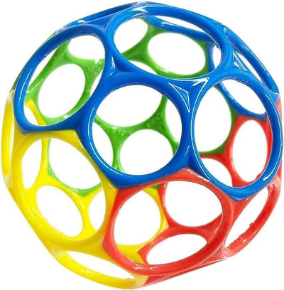 Baby ball suitable 0 months plus. Bright colours and easy for little hands to grip.