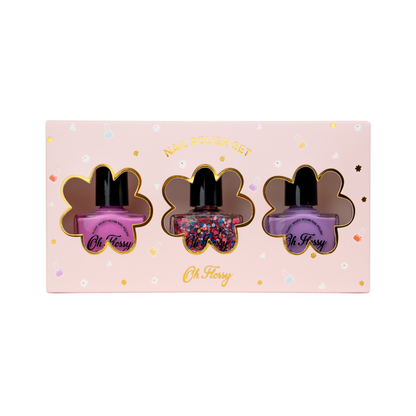 Oh Flossy Nail Polish Set - Party 3pk