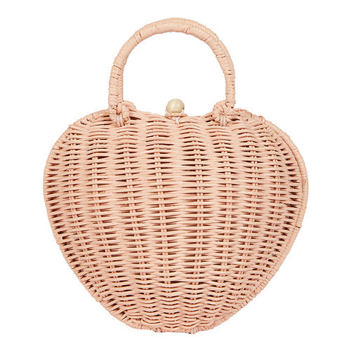 Luvya Rattan Bag- Rose