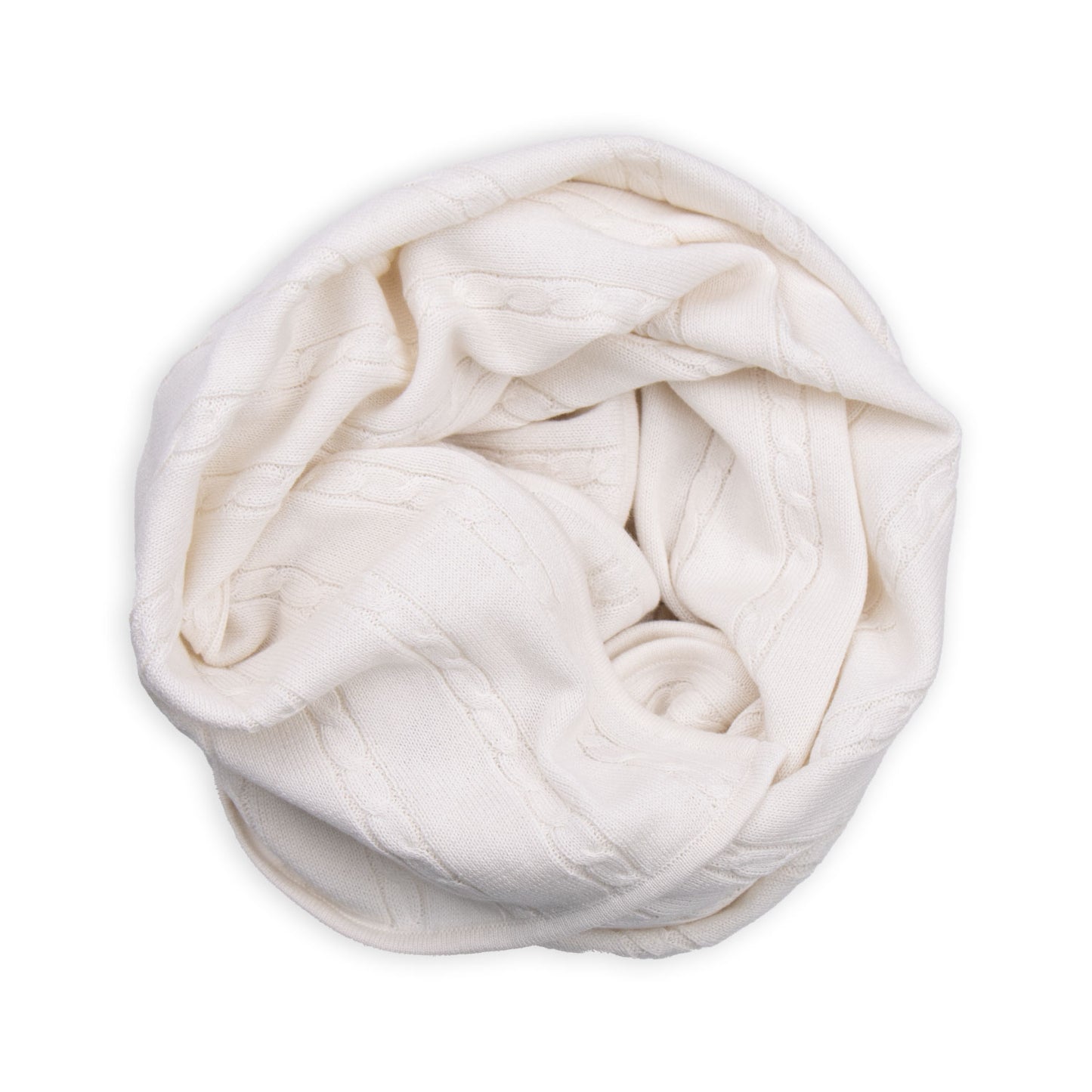 Baby Knit Blanket Organic - Snow