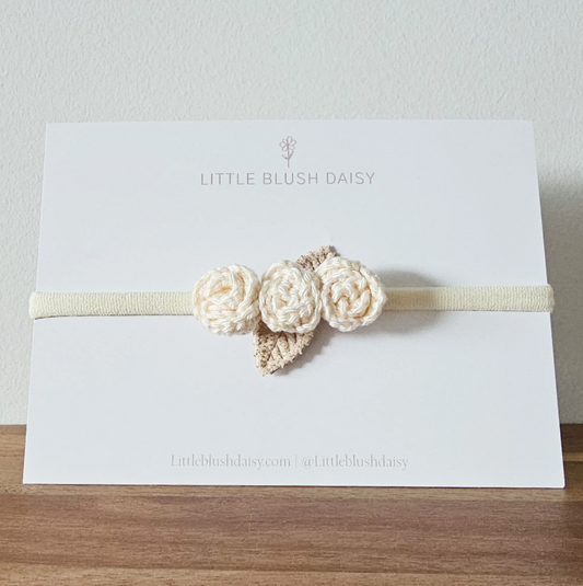 Headband - Neautral Rosie