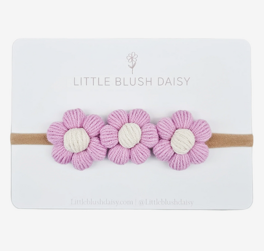 Headband - Puff Daisy - Wildberry