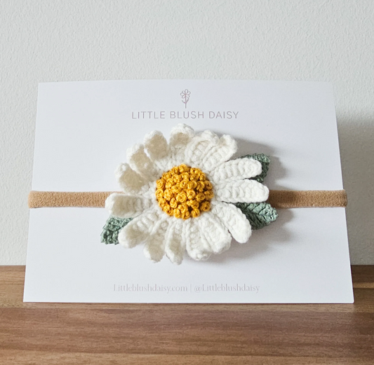 Headband - Crochet Daisy