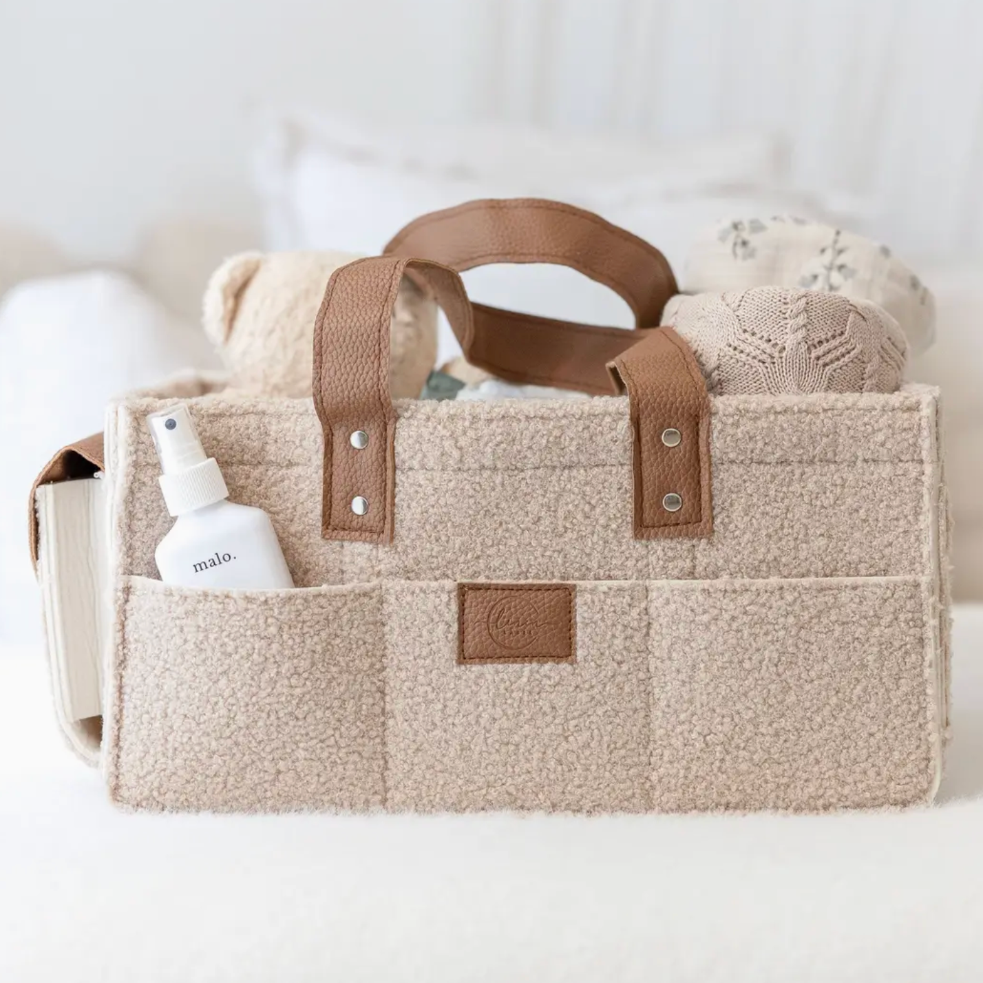 Nappy Caddy - Nude/Beige