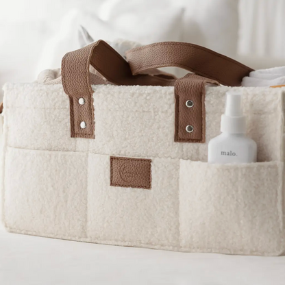Nappy Caddy - Tan/Snow