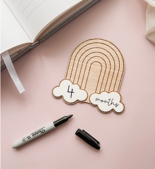 Wipe-n-Write Milestone Rainbow