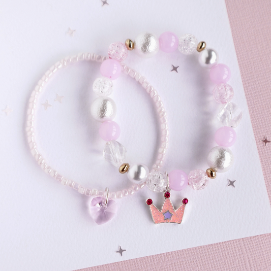 Princess Tiara Bracelet Set