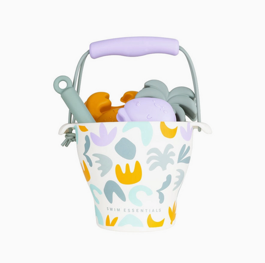 Beach Bucket Set - Abstract 5pcs
