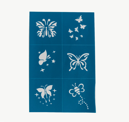 Oh Flossy Adhesive Face Paint & Makeup Stencils