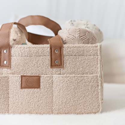 Nappy Caddy - Nude/Beige