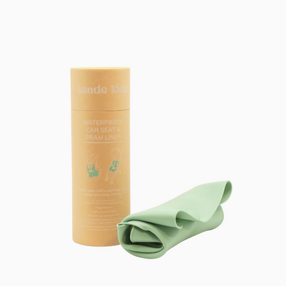 Waterproof Carseat and Pram Liner - Seafoam Green