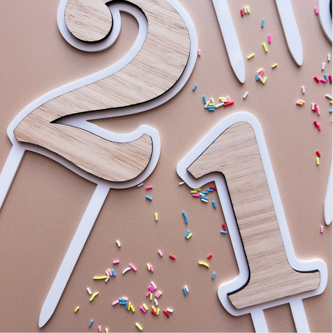 Cake Topper - Single Number