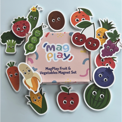 MagPlay Fruit & Vegetables Magnet Kit