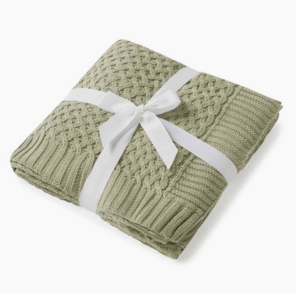 Dewiest Diamond Knit Organic Blanket