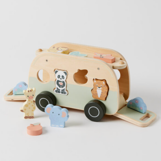 Wooden Animal Camper