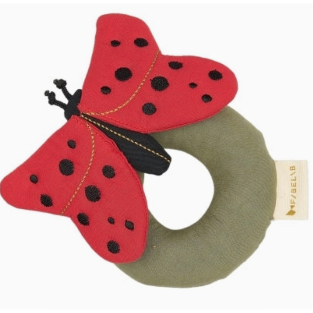 Lady Bug Rattle Rattle - Ladybug – MadisonJaneBoutique