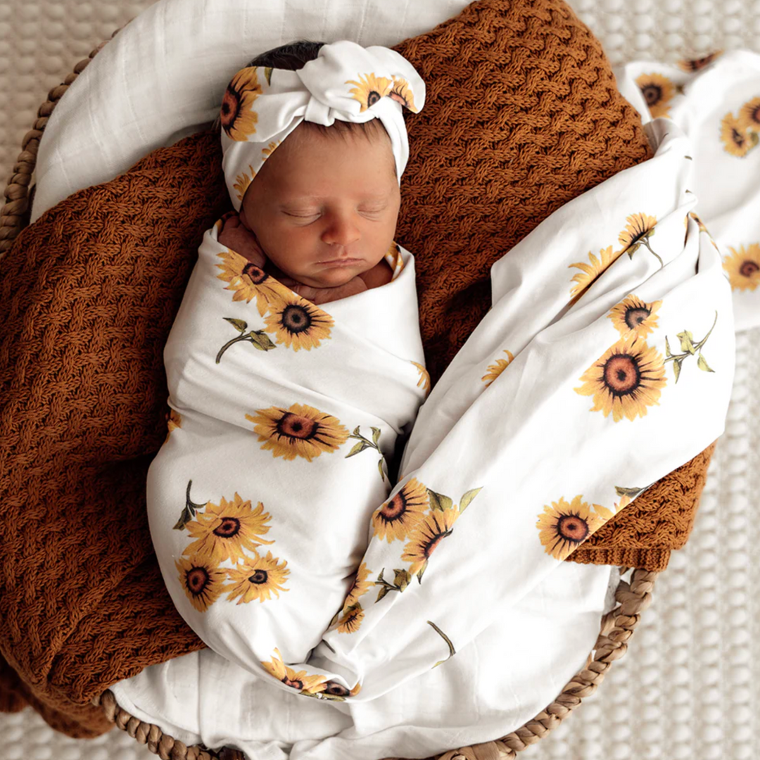 Sunflower baby wrap hotsell