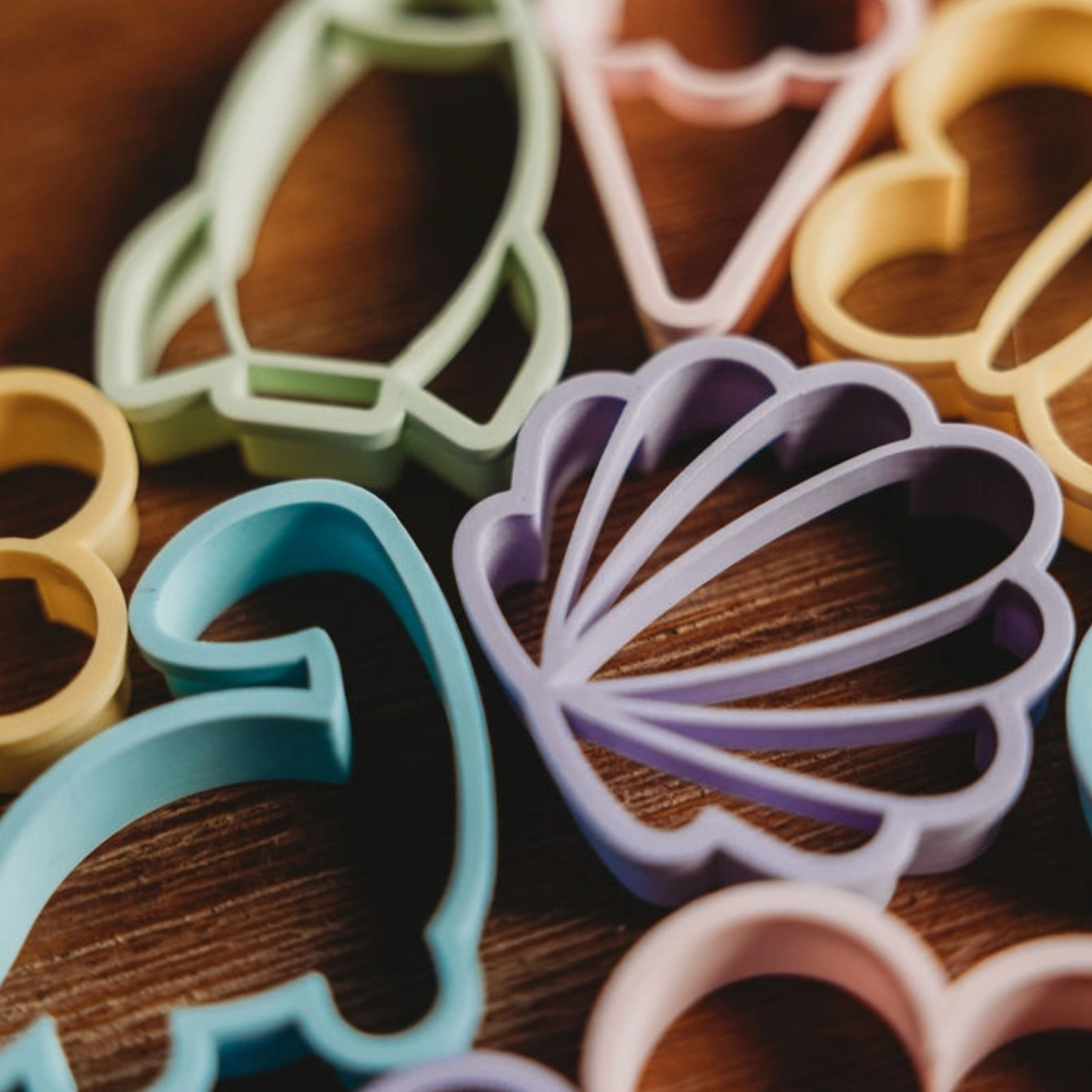 Assorted Colour Cutter Set - Eco Playdough Tool