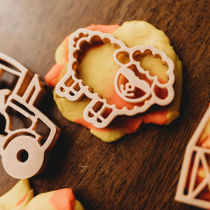 Farm Cutter Set - Eco Playdough Tool