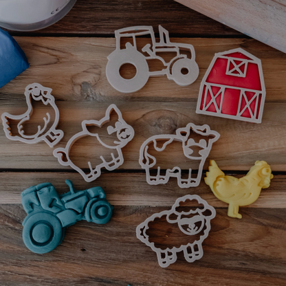 Farm Cutter Set - Eco Playdough Tool