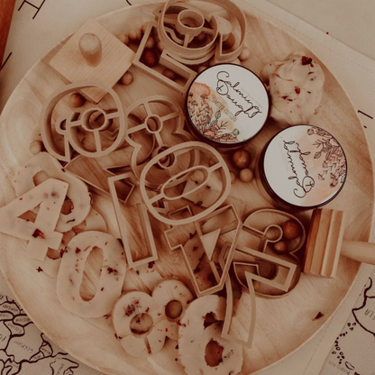 Numbers Cutter Set - Eco Playdough Learning Tool