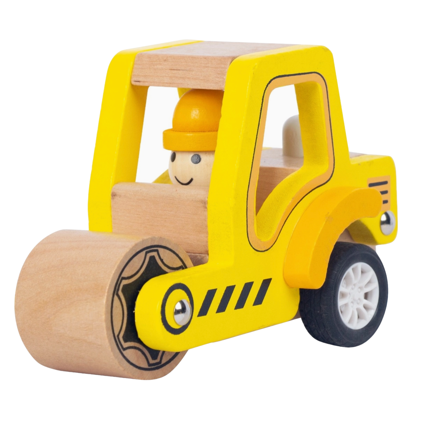 PullBack Wooden Road Roller