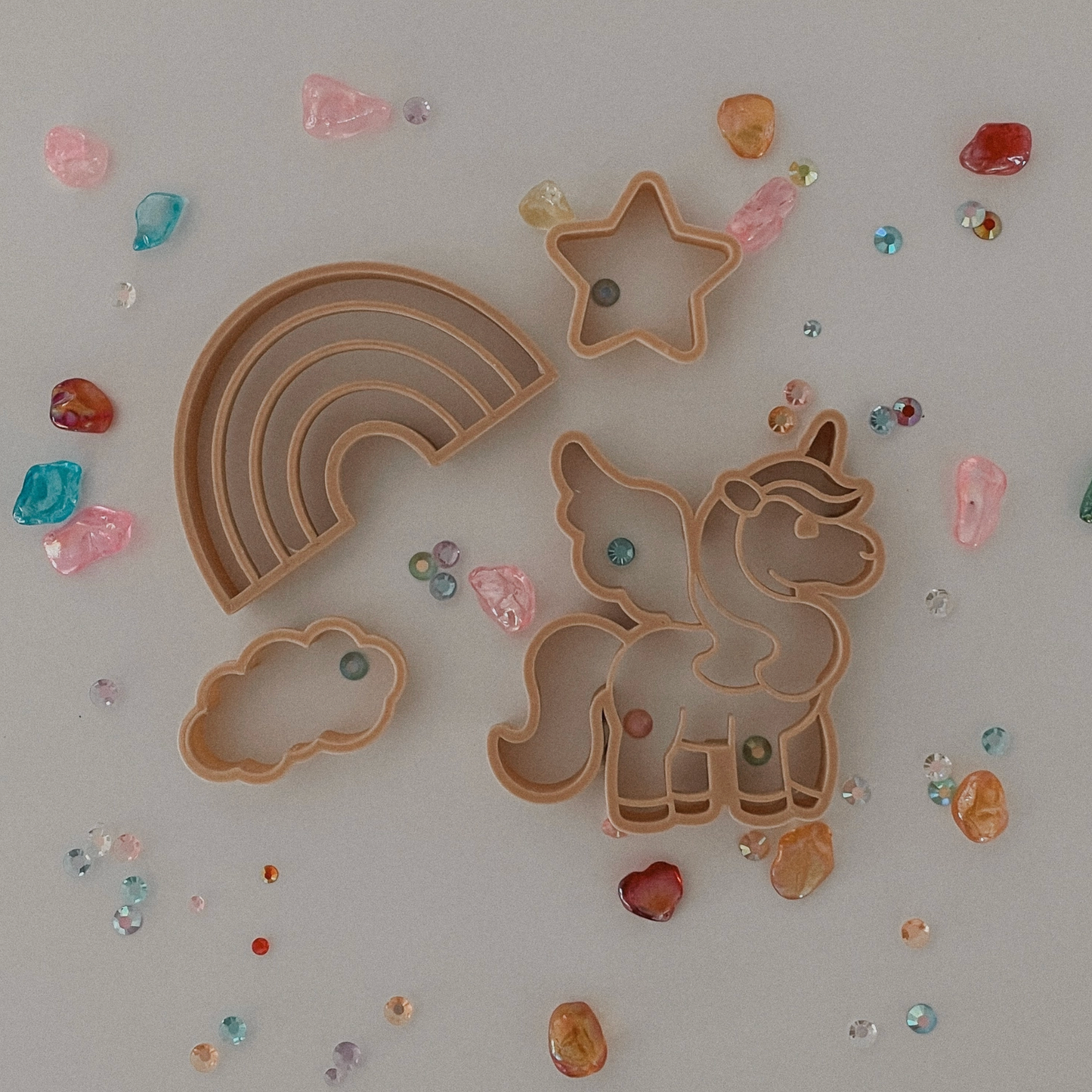 Unicorn Cutter Set - Eco Playdough Tool