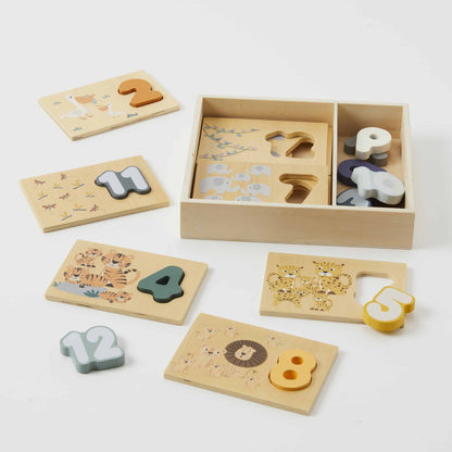 Wooden Number Sorter