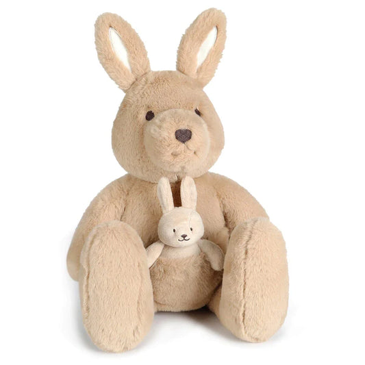 Kip Kangaroo and baby Joey - Angora Soft Toy